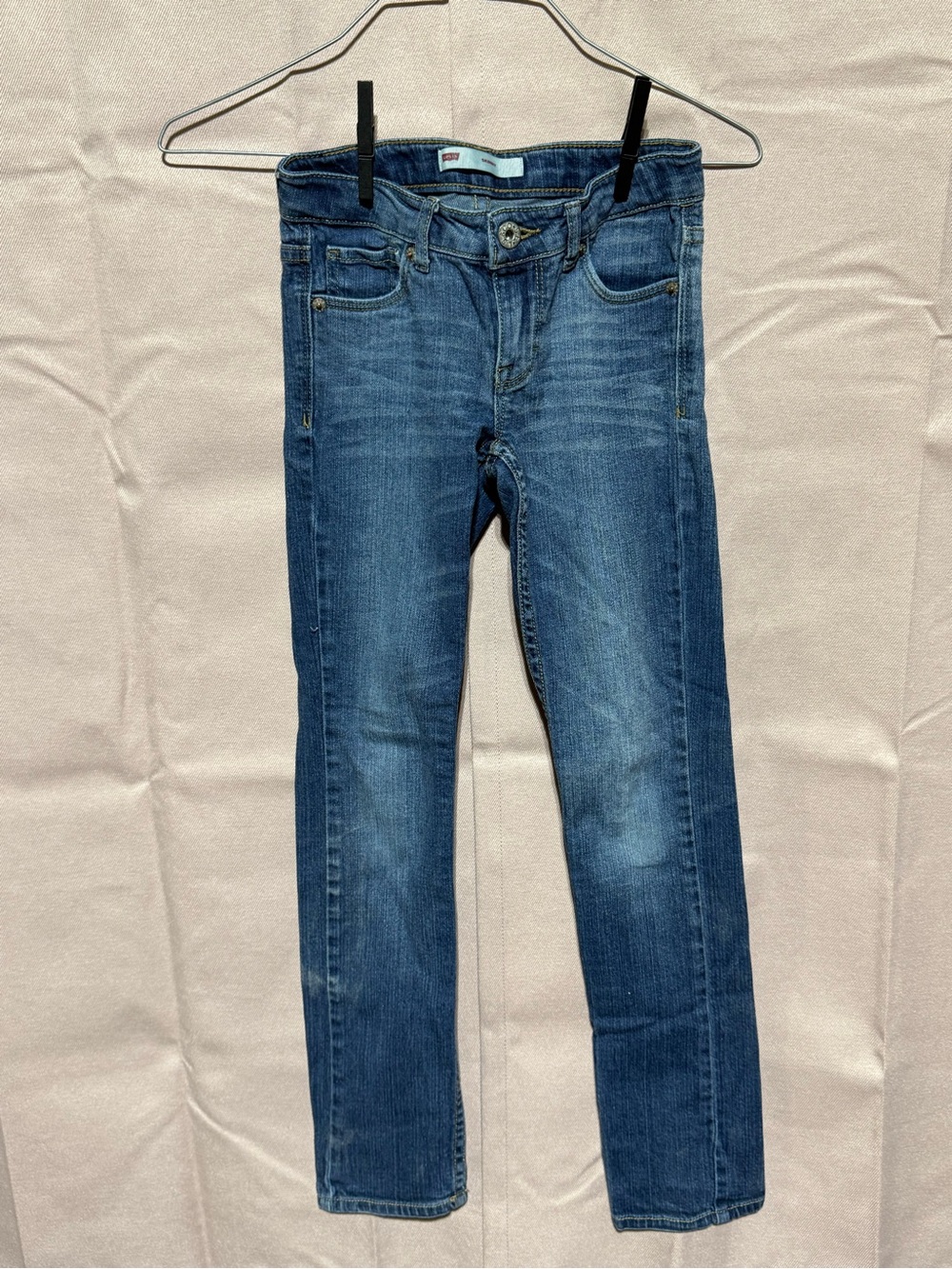 Levi’s Boys 8 Regular Jeans – Straight Leg – Medium Wash
